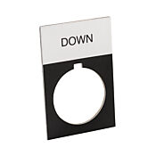 Табличка с легендой: «ВНИЗ» (PN# ECX1670A-B02)