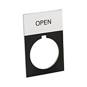 Табличка с легендой: 'OPEN' (PN# ECX1670A-B07)