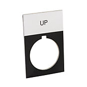 Табличка с легендой: 'UP' (PN# ECX1670A-B12)