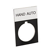 Табличка с легендой: «HAND AUTO» (PN# ECX1670A-B14)