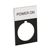 Табличка с легендой: «ПИТАНИЕ ВКЛЮЧЕНО» (PN# ECX1670A-B21)