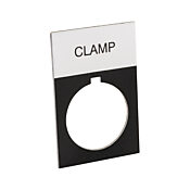 Табличка с легендой: 'CLAMP' (PN# ECX1670A-B24)
