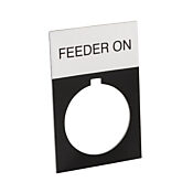 Табличка с легендой: «ПИТАТЕЛЬ ВКЛЮЧЕН» (PN# ECX1670A-B25)