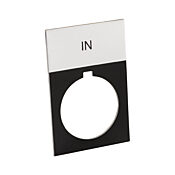 Табличка с легендой: «IN» (номер по каталогу ECX1670A-B28)