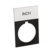 Табличка с легендой: 'INCH' (PN# ECX1670A-B29)
