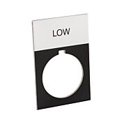 Табличка с легендой: 'LOW' (PN# ECX1670A-B32)