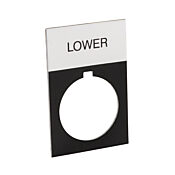 Табличка с легендой: «НИЖНЯЯ» (PN# ECX1670A-B33)