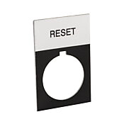 Табличка с легендой: «СБРОС» (PN# ECX1670A-B38)