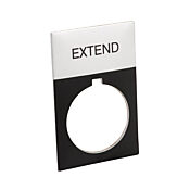 Табличка с легендой: 'EXTEND' (PN# ECX1670A-B51)
