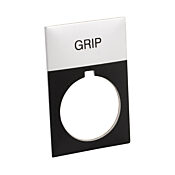 Табличка с легендой: «GRIP» (номер по каталогу ECX1670A-B53)