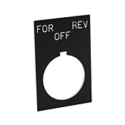 Табличка с легендой: 'FOR OFF REV' (PN# ECX1670-B19)