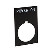 Табличка с легендой: «ПИТАНИЕ ВКЛЮЧЕНО» (PN# ECX1670-B21)