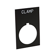 Табличка с легендой: 'CLAMP' (PN# ECX1670-B24)