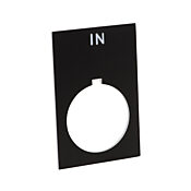 Табличка с легендой: «IN» (номер по каталогу ECX1670-B28)