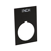 Табличка с легендой: 'INCH' (PN # ECX1670-B29)