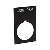 Табличка с легендой: «JOG REV» (PN # ECX1670-B31)