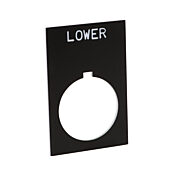 Табличка с легендой: «НИЖНЯЯ» (PN# ECX1670-B33)