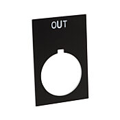 Табличка с легендой: «ВЫХОД» (артикул № ECX1670-B35)