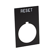 Табличка с легендой: «СБРОС» (PN# ECX1670-B38)