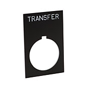 Табличка с легендой: «ПЕРЕДАЧА» (PN# ECX1670-B40)