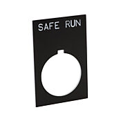 Табличка с легендой: «БЕЗОПАСНЫЙ ПУСК» (номер по каталогу ECX1670-B45)