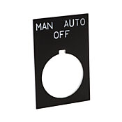 Табличка с легендой: «MAN OFF AUTO» (PN # ECX1670-B47)