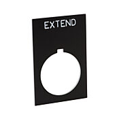 Табличка с легендой: 'EXTEND' (PN# ECX1670-B51)