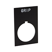 Табличка с легендой: «GRIP» (номер по каталогу ECX1670-B53)