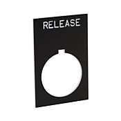 Табличка с легендой: «RELEASE» (номер по каталогу ECX1670-B54)