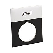 Табличка с легендой Jumbo: «СТАРТ» (PN # ECX1680A-B10)