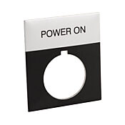 Табличка с легендой Jumbo: «POWER ON» (PN # ECX1680A-B21)