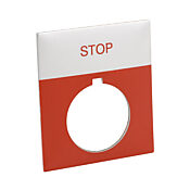 Табличка с легендой Jumbo: «СТОП» (PN # ECX1680A-R11)
