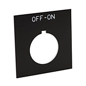 Табличка Jumbo Legend: «OFF-ON» (PN # ECX1690-B16)