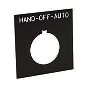 Табличка с легендой Jumbo: «HAND-OFF-AUTO» (PN # ECX1690-B20)