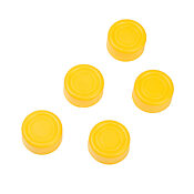 Защитный колпачок: 5 шт/уп, желтый, для стандартных кнопок заподлицо серии GCX (номер по каталогу ECX1703-5)