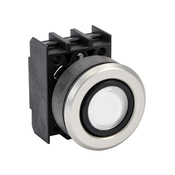 Кнопка 30 мм: без фиксации, белая, IP65 (PN# EDL.VWS)