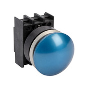 Кнопка 30 мм: без фиксации, синяя, IP65 (PN# EDP40.VBL)