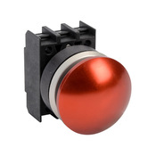 Кнопка 30 мм: без фиксации, красная, IP65 (PN# EDP40.VRT)