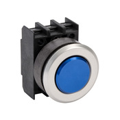 Кнопка 30 мм: без фиксации, синяя, IP65 (PN# EDT.VBL)