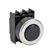 Кнопка 30 мм: без фиксации, черная, IP65 (PN# EDT.VSW)
