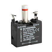 Клеммная колодка освещения: встроенный светодиод, красный, 115–230 В перем. тока (PN# ELDE.NRT230)