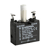 Клеммная колодка освещения: встроенный светодиод, белый, 115–230 В переменного тока (PN# ELDE.NWS230)