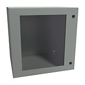 Корпус: 24 x 24 x 20 дюймов, настенное крепление, углеродистая сталь (PN# EN4SD242420WGY)