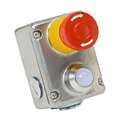 Станция управления аварийным остановом IDEM: одна кнопка (PN# ESL-SSL-232018-BS)