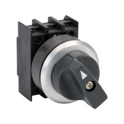 Селекторный переключатель: фиксированный, 30 мм, 3-позиционный, кнопочный (PN# EWS32.V)