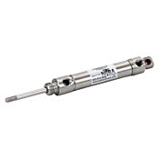 Пневматический цилиндр: полностью из нержавеющей стали, не подлежит ремонту, диаметр отверстия 3/4 дюйма, ход поршня 2 дюйма (PN # F12020DD)