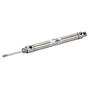 Пневматический цилиндр: полностью из нержавеющей стали, не подлежит ремонту, диаметр отверстия 3/4 дюйма, ход поршня 5 дюймов (PN # F12050DD)