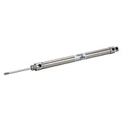 Пневматический цилиндр: полностью из нержавеющей стали, не подлежит ремонту, диаметр отверстия 3/4 дюйма, ход поршня 8 дюймов (PN # F12080DD-M)