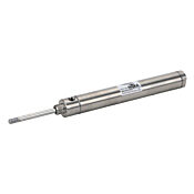 Пневматический цилиндр: полностью из нержавеющей стали, не подлежит ремонту, диаметр отверстия 1-1/16 дюйма, ход поршня 6 дюймов (PN # F17060DN)