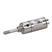 Пневматический цилиндр: полностью из нержавеющей стали, не подлежит ремонту, диаметр отверстия 1-1/2 дюйма, ход поршня 1 дюйм (PN # F24010DN)
